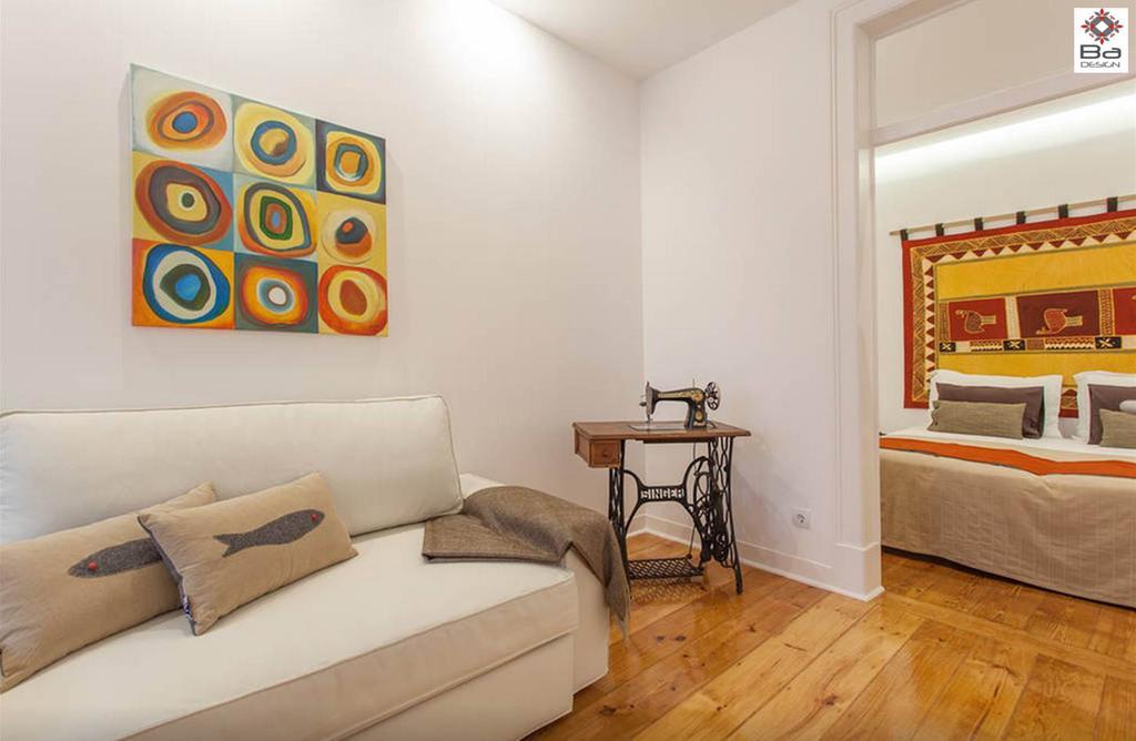 Design Duplex Apartment Ba/ Chiado Lisboa Habitación foto