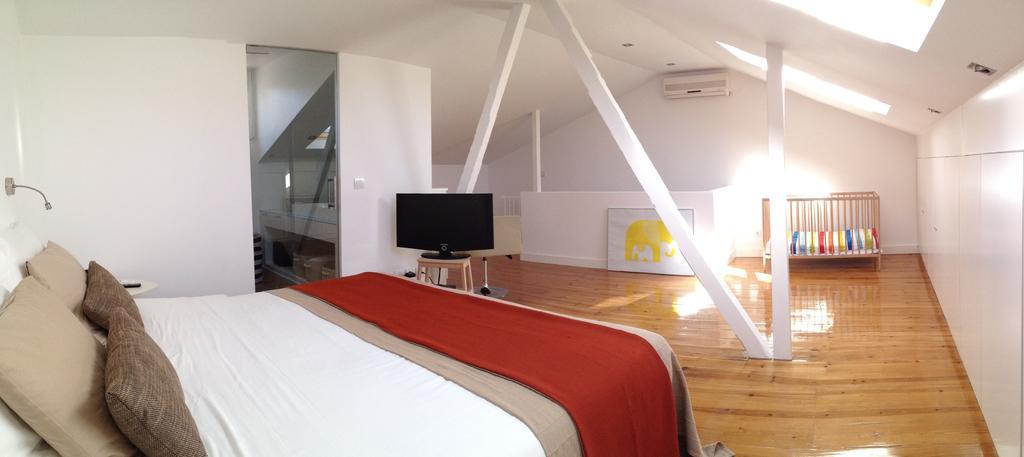 Design Duplex Apartment Ba/ Chiado Lisboa Habitación foto